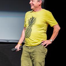 Ernst Gyr auf der Bühne